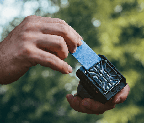 10秒後に右上のスライドボタンを押す