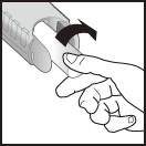 ブタンガスカートリッジを本体にはめ込む